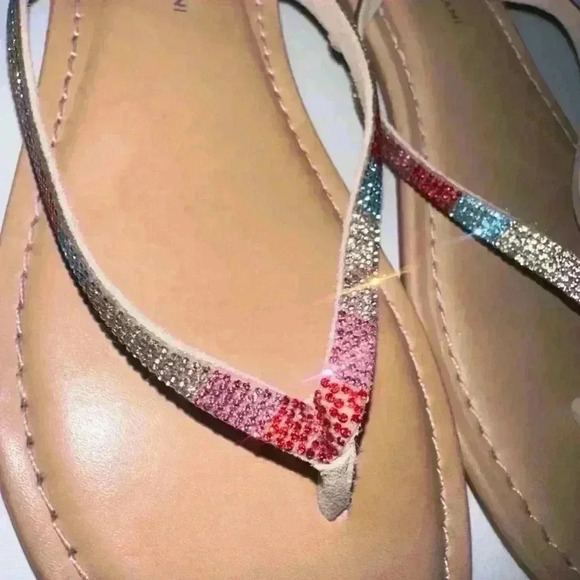 Antonio Melani Sandals /Size 5 1/2 /Multicolor, Rainbow Rhinestones / NEW! - Picture 5 of 10